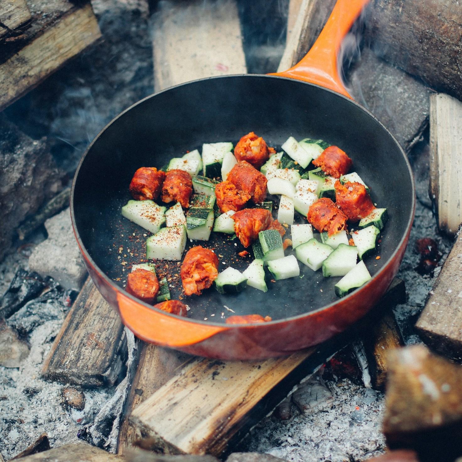 Ingredients prepared for a fast weeknight meal